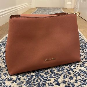 Michael Kors Handbag Salmon rose antique shoulder bag strap Portia